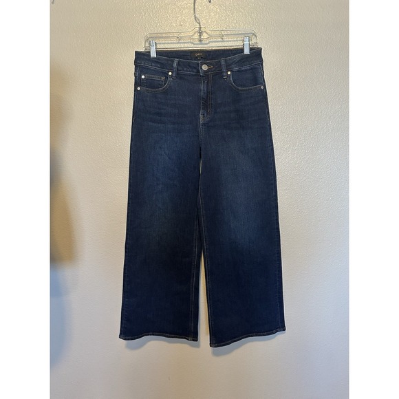 QUINCE Women Bella Stretch Relaxed Wide Leg  Jeans in Midnight Blue 29 NEW - Picture 5 of 10